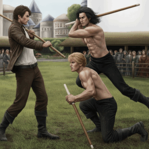 Mat fights Galad and Gawyn.